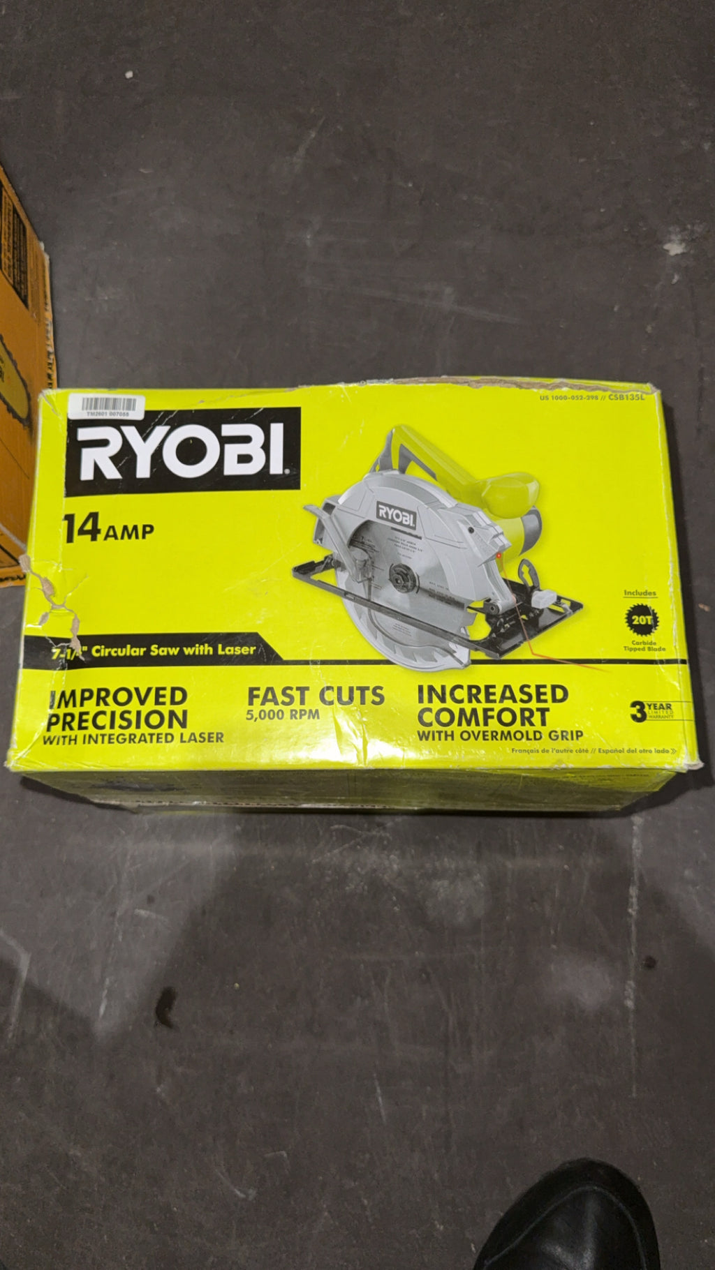 RYOBI 18V Brushless 7 1/4” Circular Saw