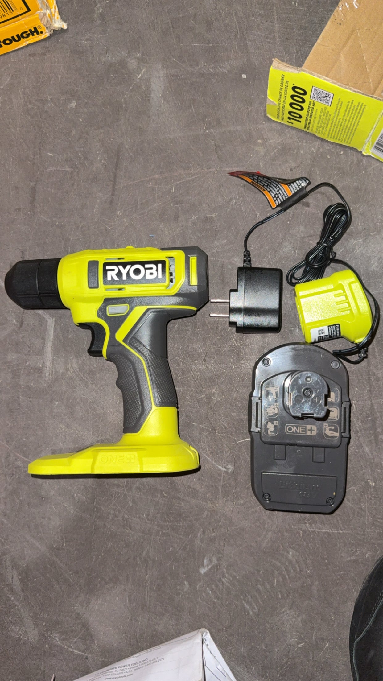 RYOBI 18V 3/8” Drill Kit
