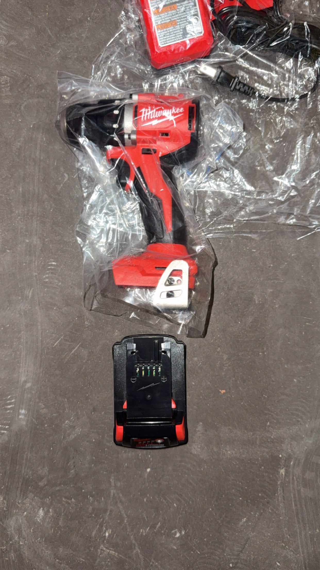 Milwaukee M18 Cordless Drill & Impact Driver Combo Kit w/ Batteries, Charger & Bags