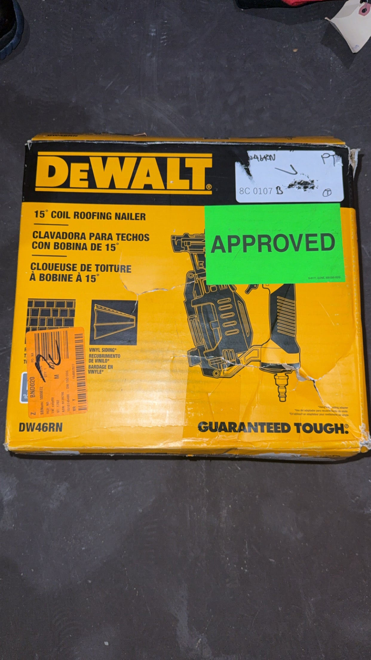 DeWalt 15• Coil Roofing Nailer