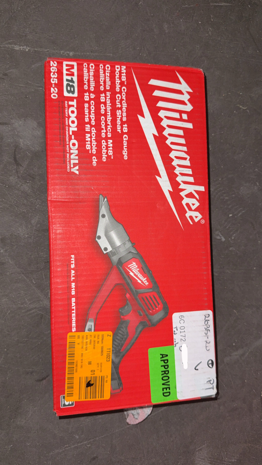 Milwaukee M18 Cordless 18 Gauge Double Cut Shear