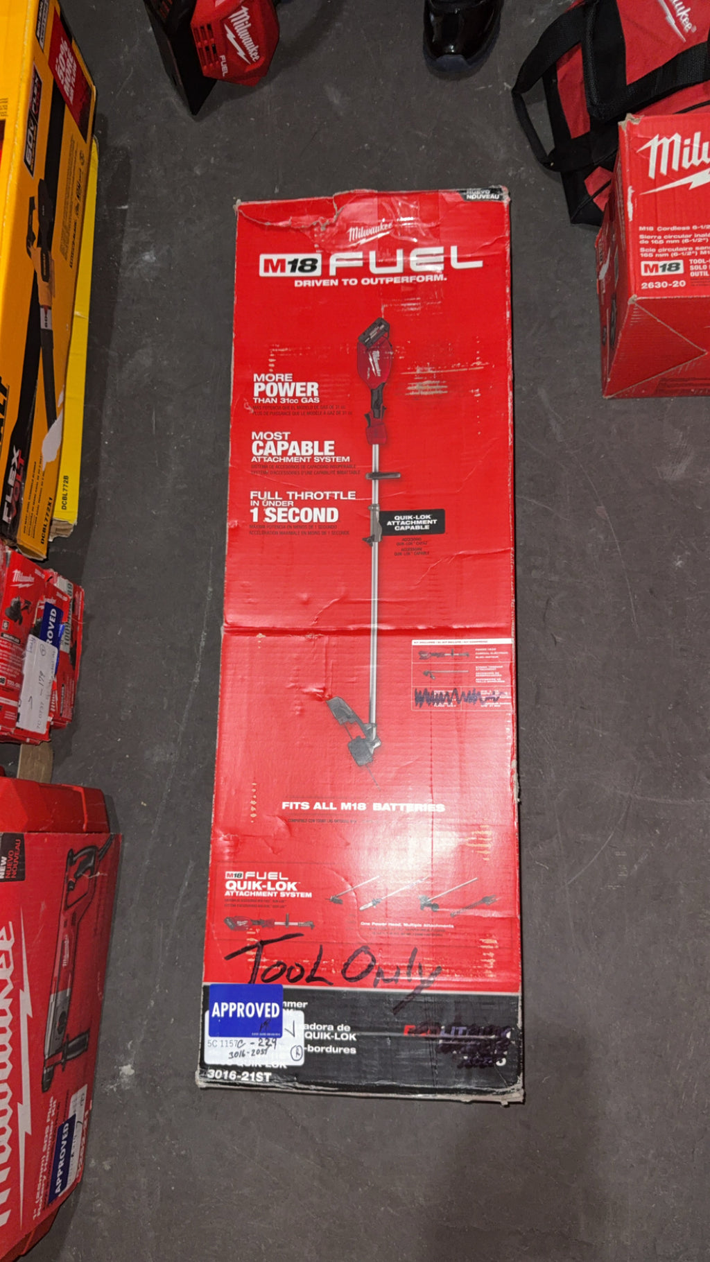 Milwaukee 16” String Trimmer Kit w/ QUIK-LOK (Tool Only)