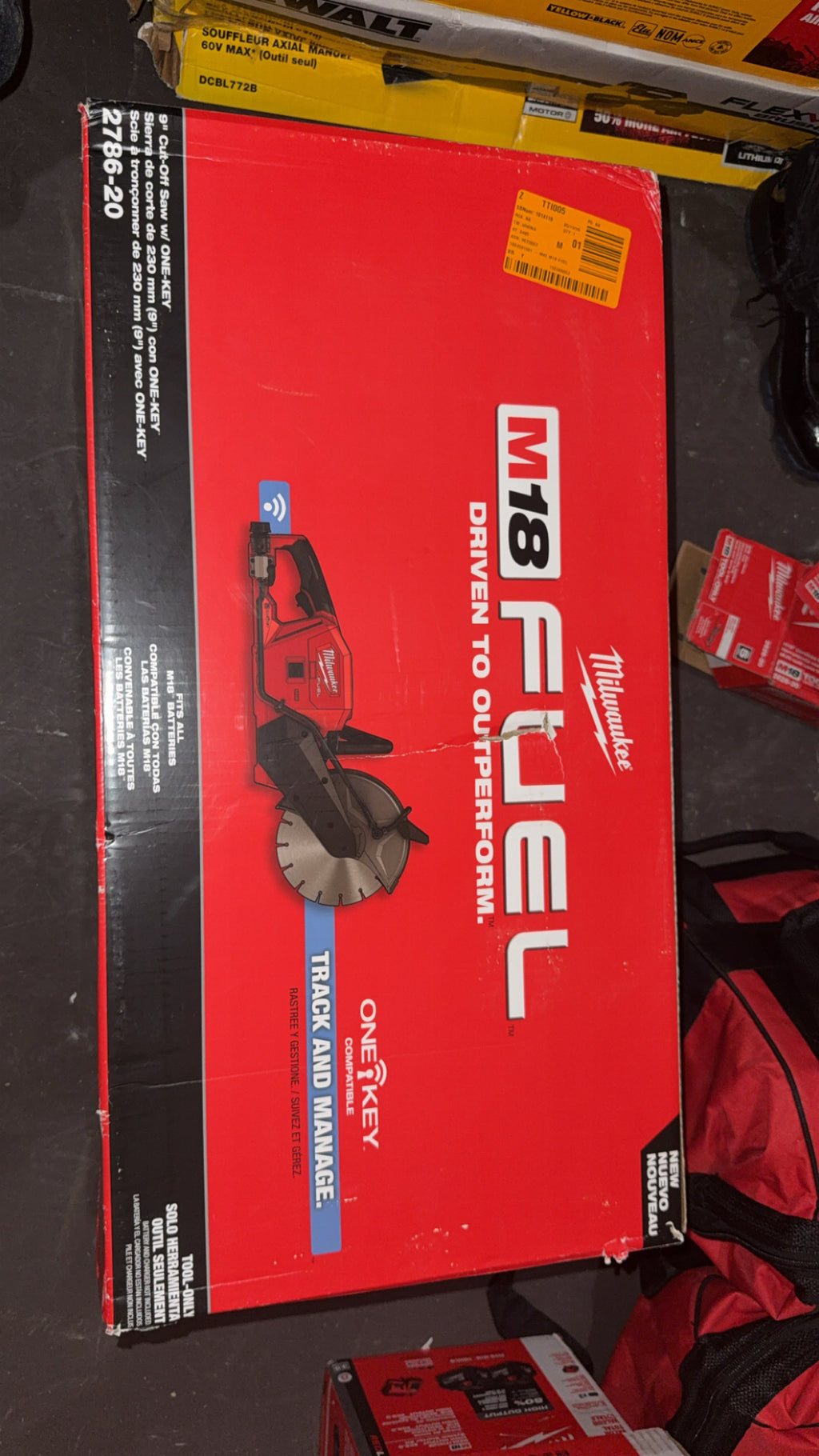 Milwaukee M18 Fuel 9” Cut Off Saw w/ One Key