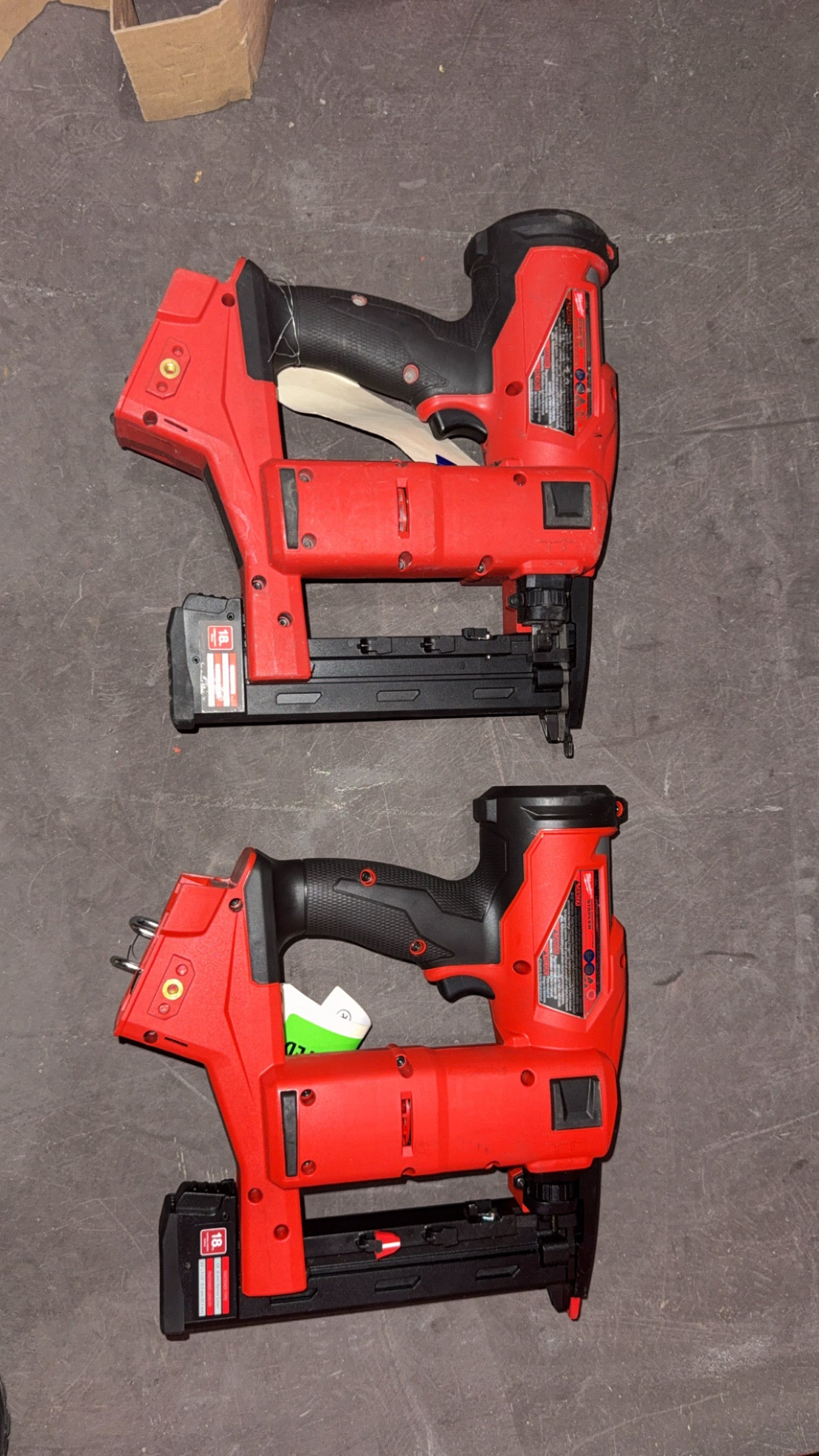 Milwaukee M18 Fuel 18-Volt Lithium Ion Brushless Cordless 18-Gauge 1/4 in. Narrow Crown Stapler (Tool Only)