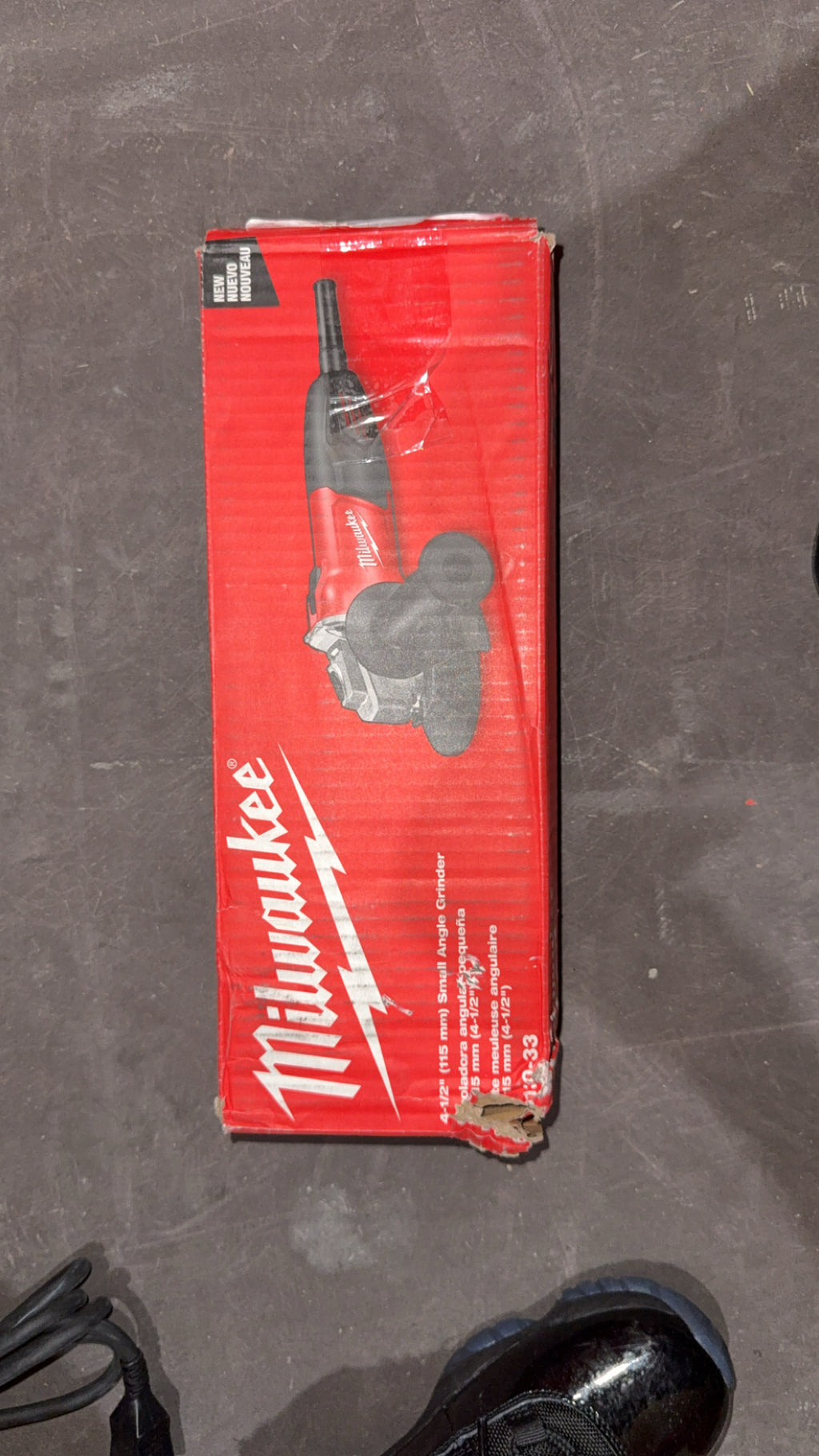 Milwaukee 4-1/2” (115 mm) Small Angle Grinder