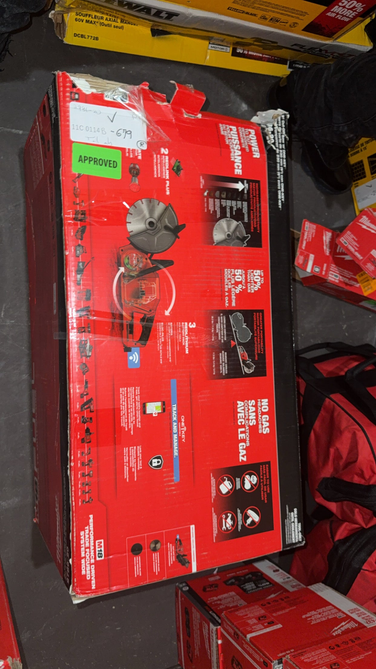 Milwaukee M18 Fuel 9” Cut Off Saw w/ One Key