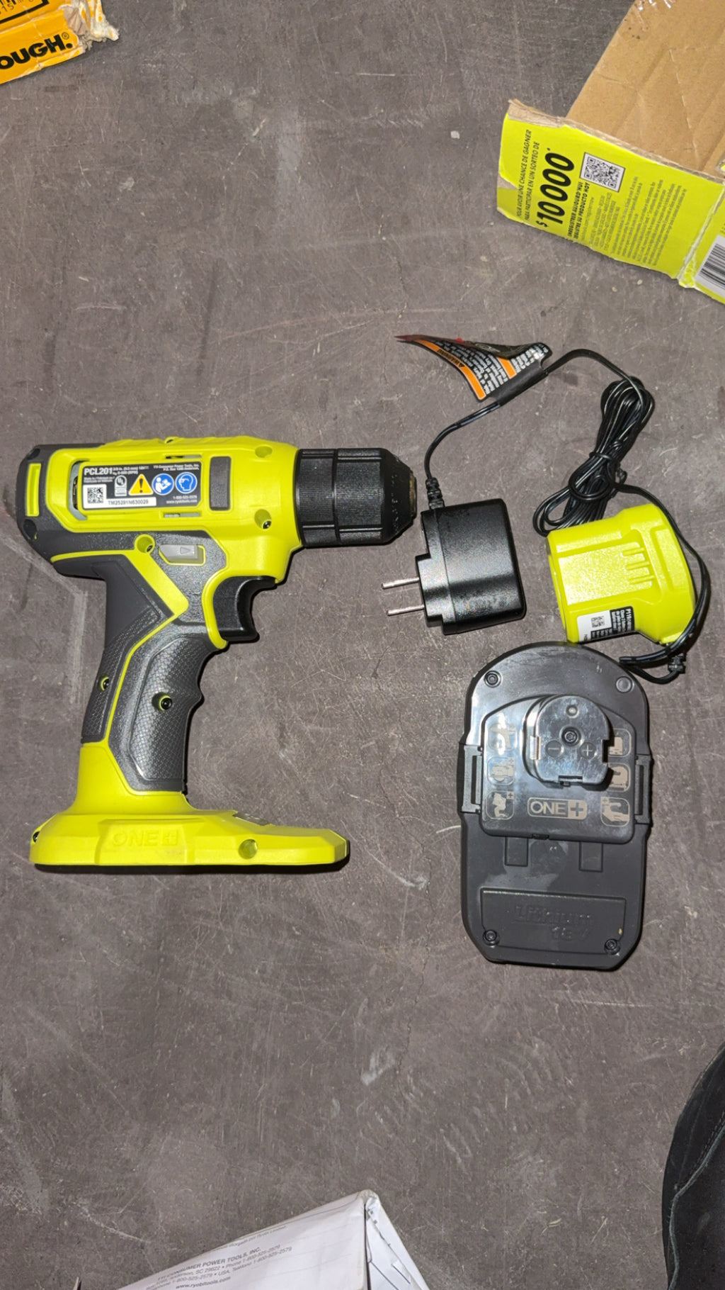 RYOBI 18V 3/8” Drill Kit