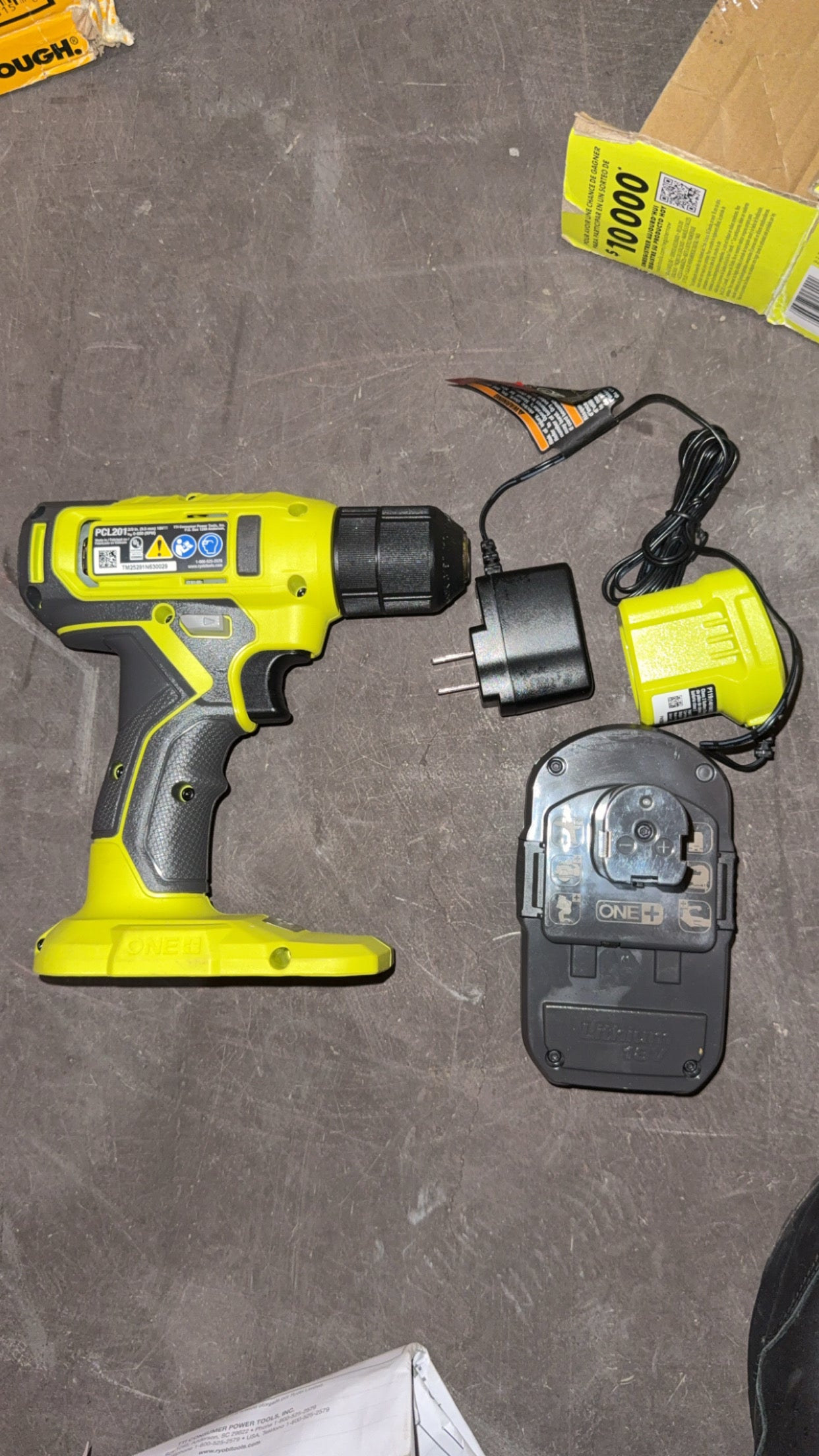 RYOBI 18V 3/8” Drill Kit